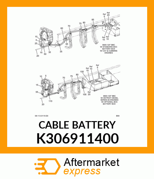 CABLEBATTERY K306911400