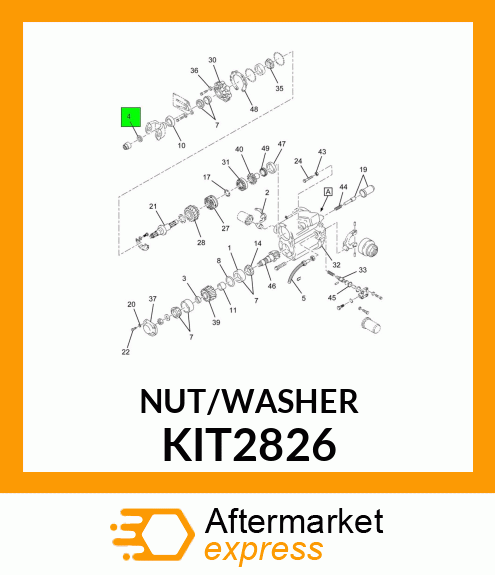 NUT/WASHER KIT2826