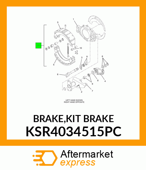 BRAKE,KIT_BRAKE KSR4034515PC