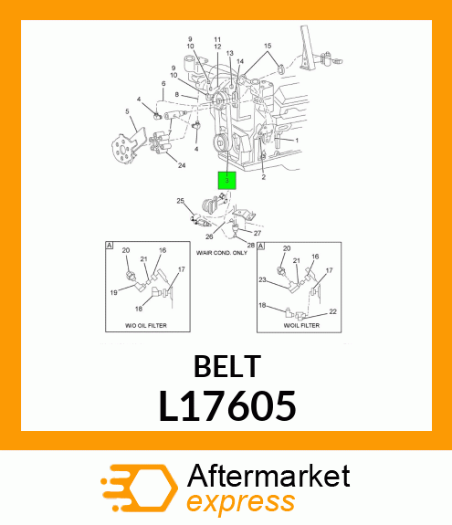 BELT L17605