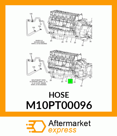 HOSE M10PT00096