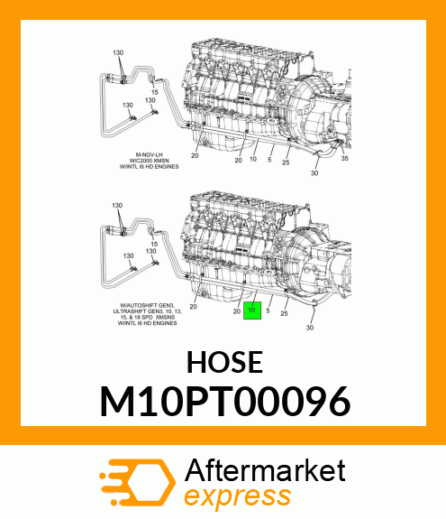 HOSE M10PT00096