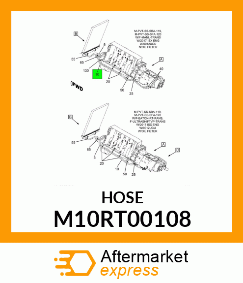 HOSE M10RT00108