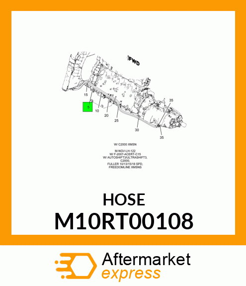 HOSE M10RT00108