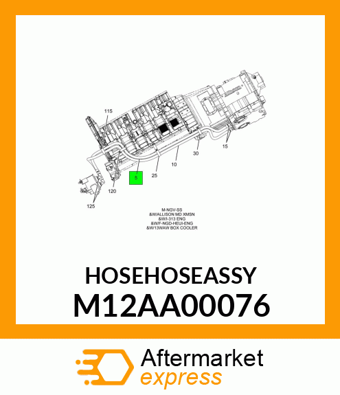 HOSEHOSEASSY M12AA00076