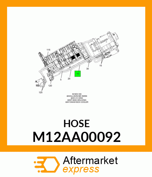 HOSE M12AA00092