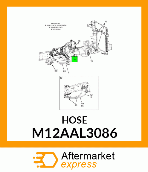 HOSE M12AAL3086