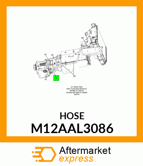 HOSE M12AAL3086