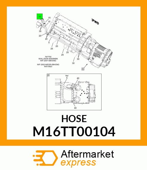 HOSE M16TT00104