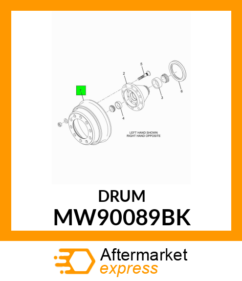 DRUM MW90089BK