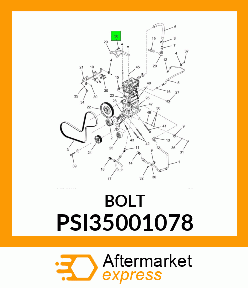 BOLT PSI35001078