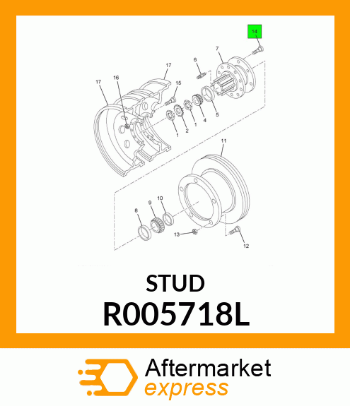 STUD R005718L