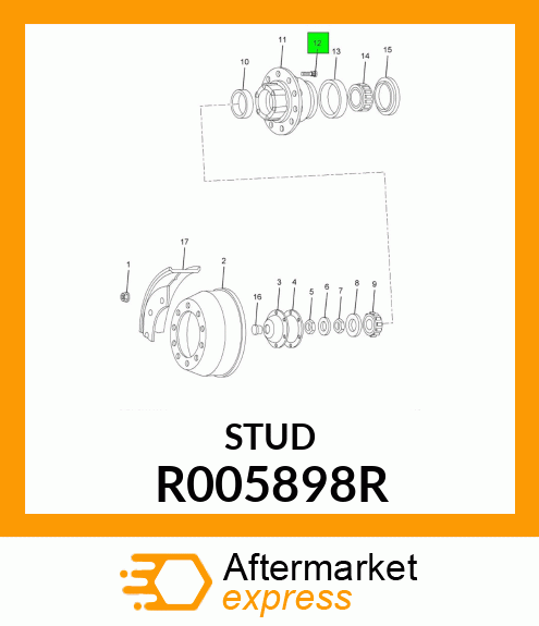 STUD R005898R