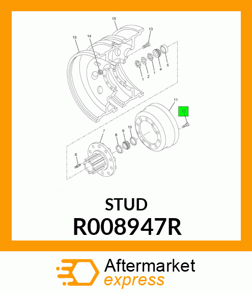 STUD R008947R