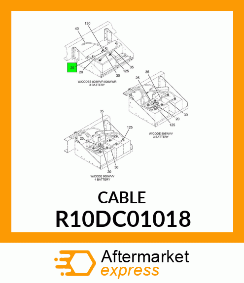 CABLE R10DC01018