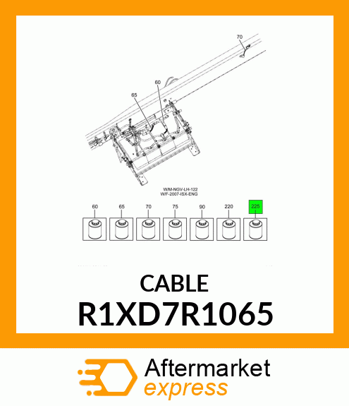 CABLE R1XD7R1065