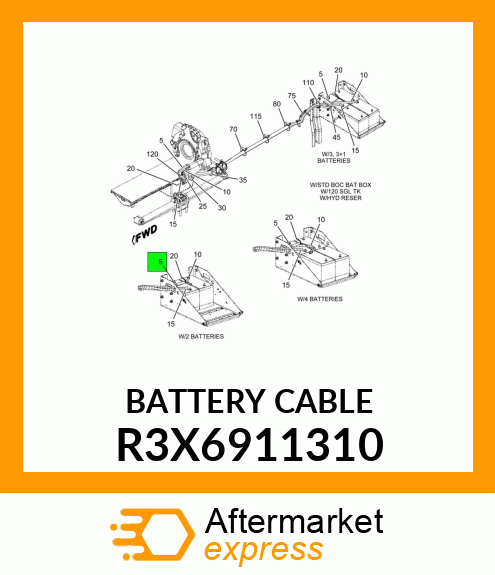 BATTERYCABLE R3X6911310