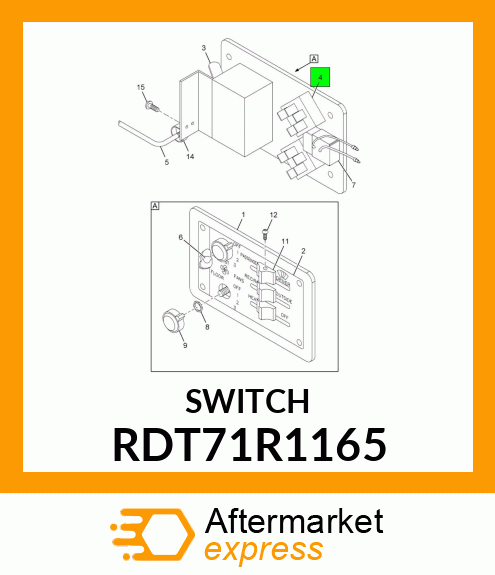 SWITCH RDT71R1165