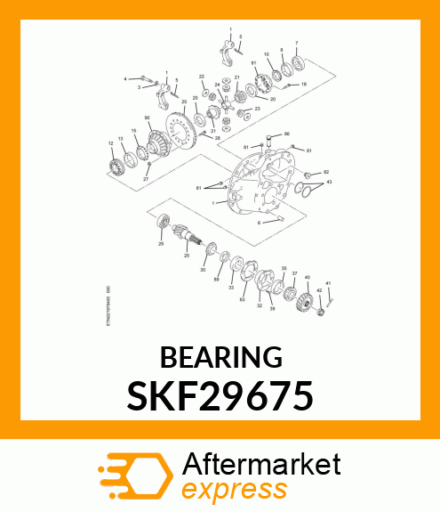 BEARING SKF29675