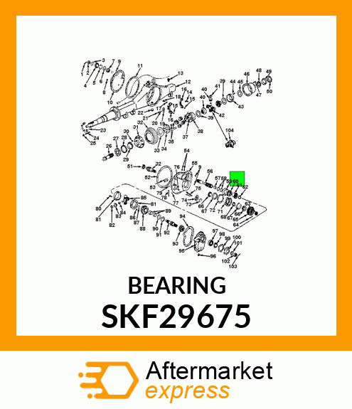 BEARING SKF29675