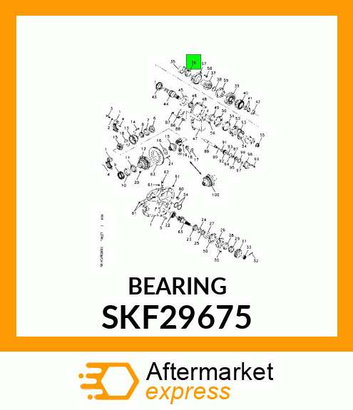 BEARING SKF29675