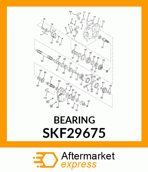 BEARING SKF29675