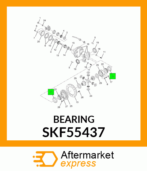 BEARING SKF55437
