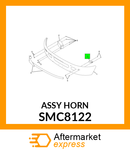 ASSY_HORN_2PC SMC8122