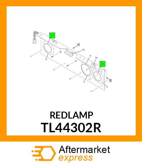 REDLAMP TL44302R