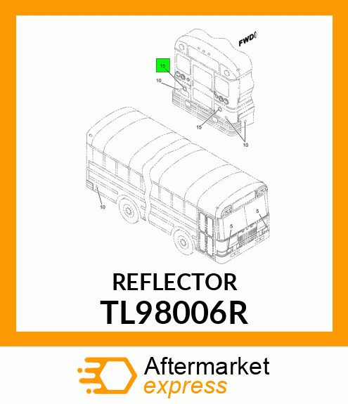 REFLECTOR TL98006R