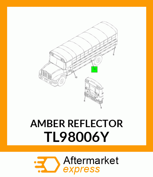 AMBERREFLECTOR TL98006Y