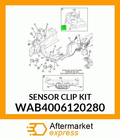 SENSOR_CLIP_KIT WAB4006120280