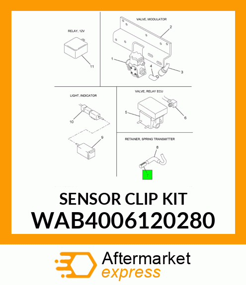 SENSOR_CLIP_KIT WAB4006120280
