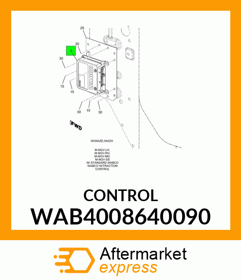 CONTROL WAB4008640090