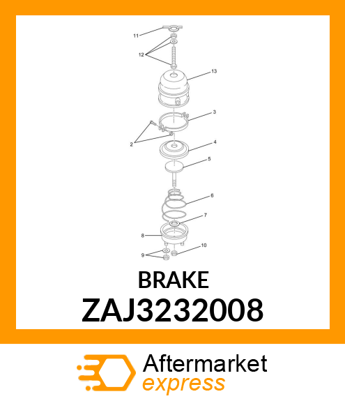 BRAKE ZAJ3232008