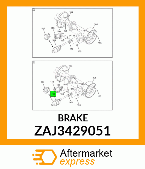 BRAKE ZAJ3429051