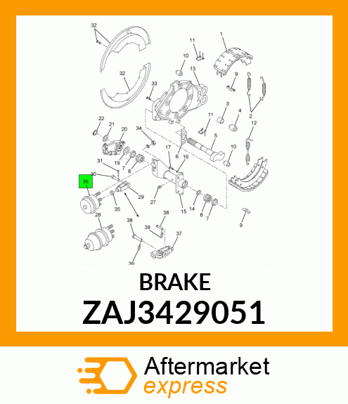 BRAKE ZAJ3429051