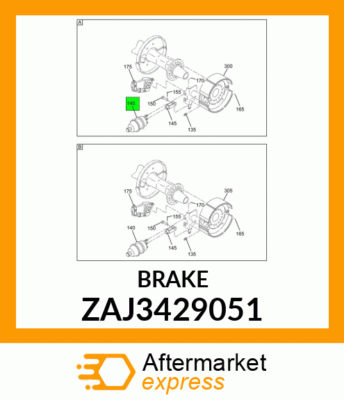 BRAKE ZAJ3429051