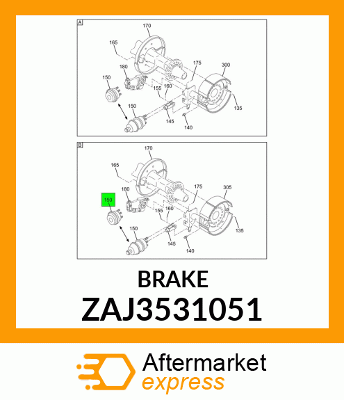 BRAKE ZAJ3531051