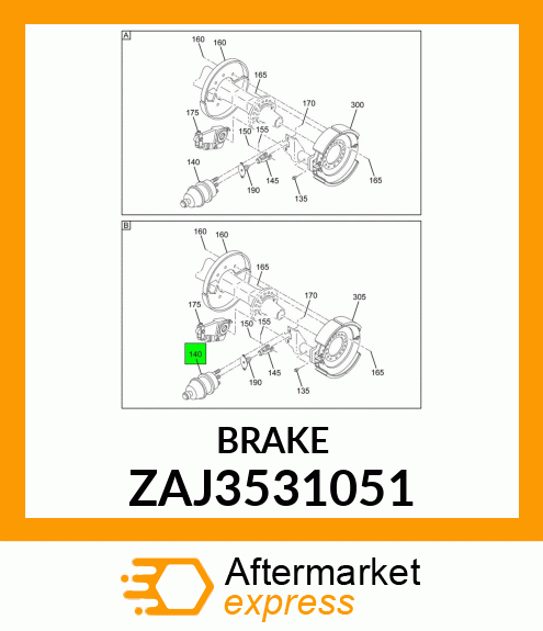 BRAKE ZAJ3531051