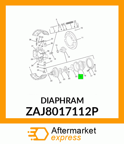 DIAPHRAM ZAJ8017112P