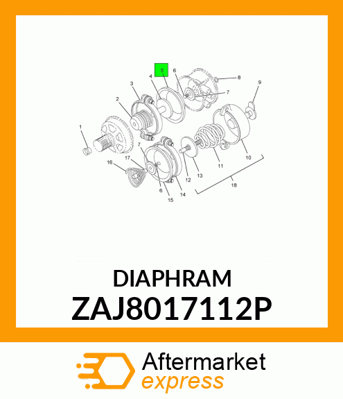 DIAPHRAM ZAJ8017112P