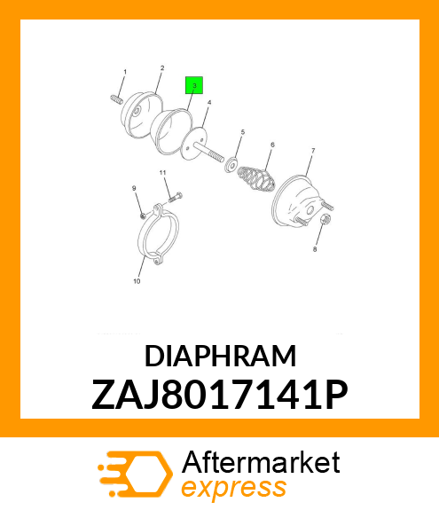 DIAPHRAM ZAJ8017141P