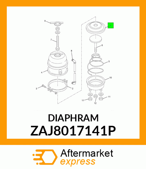 DIAPHRAM ZAJ8017141P