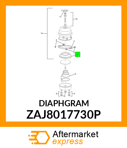 DIAPHGRAM ZAJ8017730P