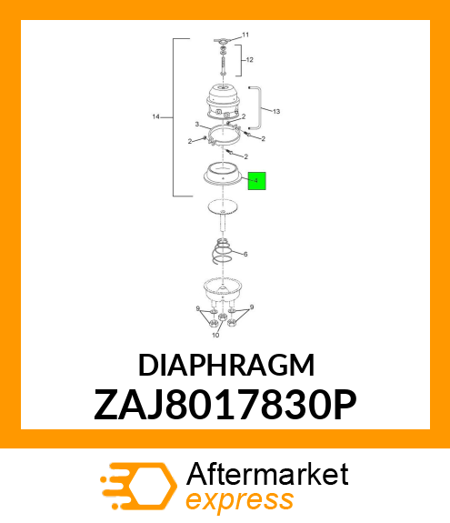 DIAPHRAGM ZAJ8017830P