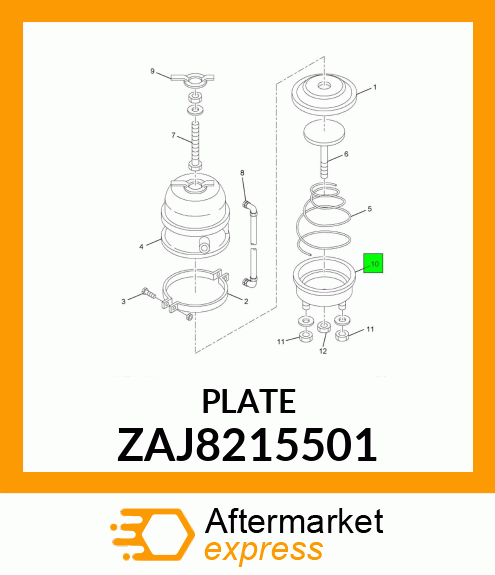 PLATE ZAJ8215501