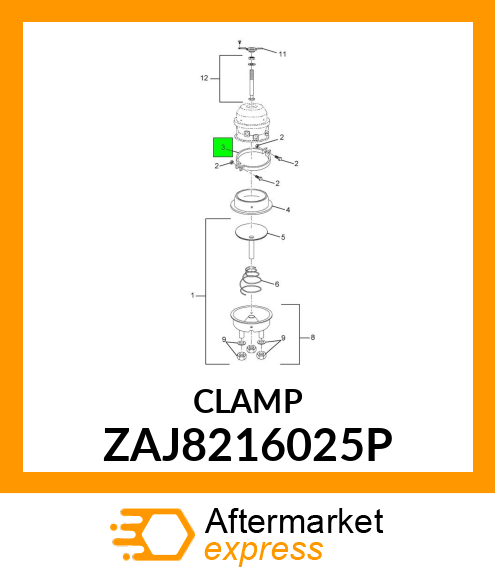 CLAMP ZAJ8216025P