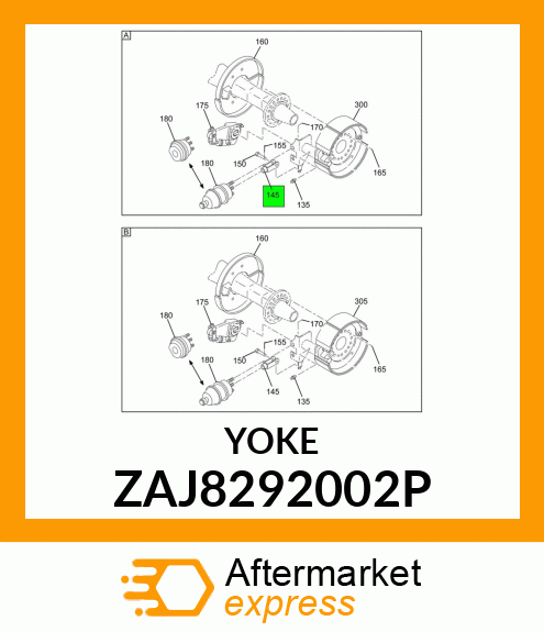 YOKE3PC ZAJ8292002P