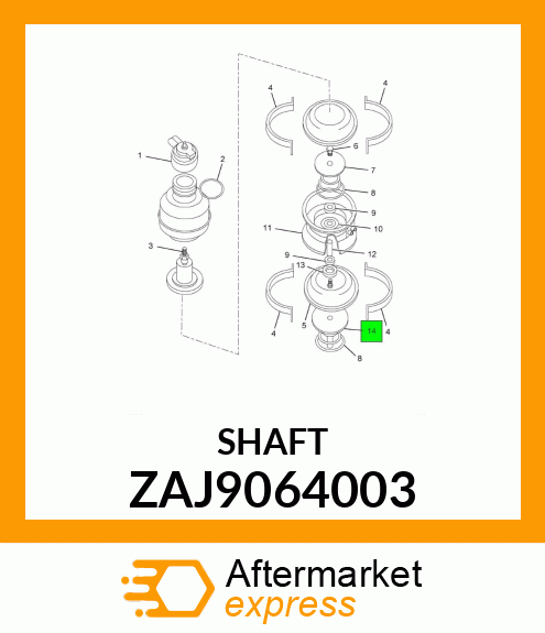 SHAFT ZAJ9064003